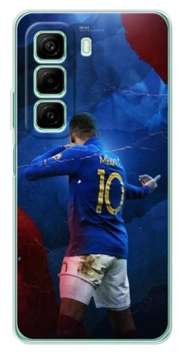 Чехол с картинкой "Мбаппе в Франции" для Infinix Hot 50 Pro