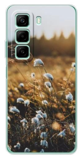 Силиконовый чехол с изображением "Нежные полевые цветы" для Infinix Hot 50 Pro