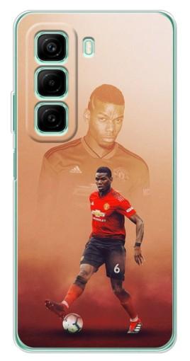 Чехол с картинкой "Pogba с Манчестера" для Infinix Hot 50 Pro