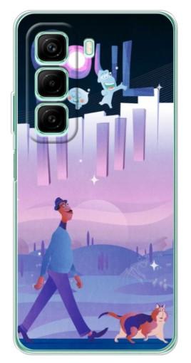 Чехол с печатью "Постер к мультику" для Infinix Hot 50 Pro