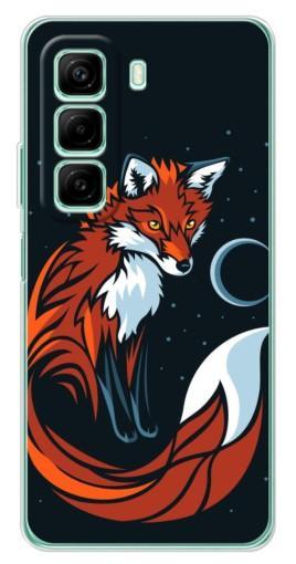 Чехол с принтом "Рыжая лиса" для Infinix Hot 50 Pro