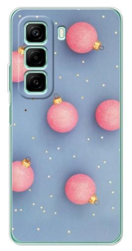 Чехол с печатью "Розовые шары" для Infinix Hot 50 Pro