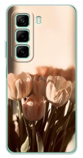 Чехол с печатью "Тюльпаны на солнце" для Infinix Hot 50 Pro