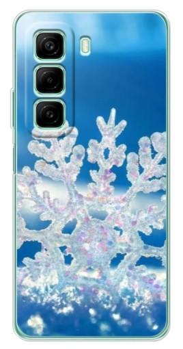 Чехол с картинкой "Яркая снежинка" для Infinix Hot 50 Pro