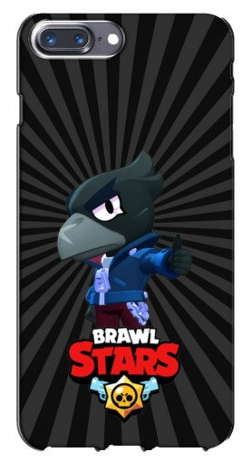 Силиконовый чехол с изображением «Crow Brawl Stars» для iPhone 7 Plus