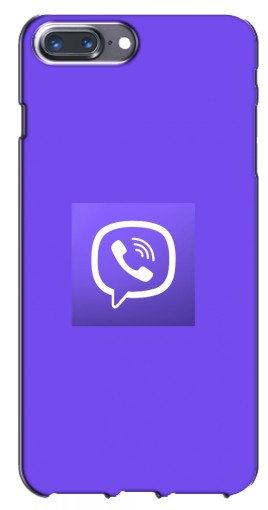 Силиконовый чехол с изображением «Лого Viber» для iPhone 7 Plus