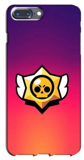 Силиконовый чехол с изображением «Логотип Brawl Stars» для iPhone 7 Plus