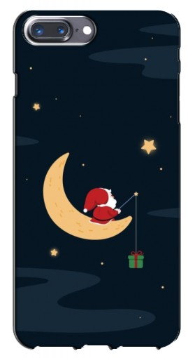 Чехол с принтом «Санта на луне» для iPhone 7 Plus