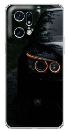 Чехол с печатью "Черный БМВ" для OPPO Find X5 Pro