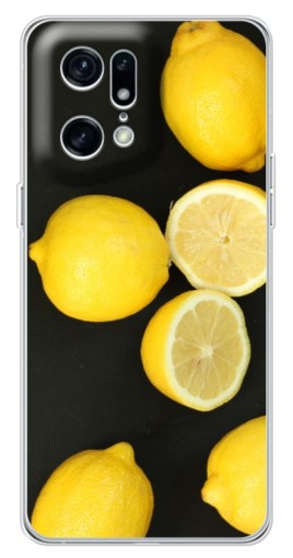 Чехол с картинкой "Лимонный стиль" для OPPO Find X5 Pro