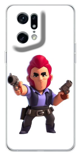 Чехол с печатью "Персонаж Кольт" для OPPO Find X5 Pro