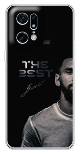 Чехол с печатью "The Best Messi" для OPPO Find X5 Pro