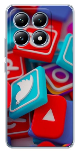 Чехол с картинкой "3Д эффект" для Xiaomi 15 Pro