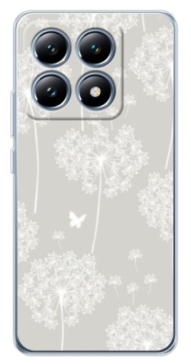 Силиконовый чехол с изображением "Фон одуванчиков " для Xiaomi 15 Pro