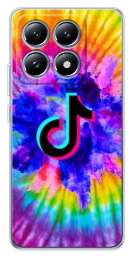 Силиконовый чехол с изображением "TikTok в красках" для Xiaomi 15 Pro