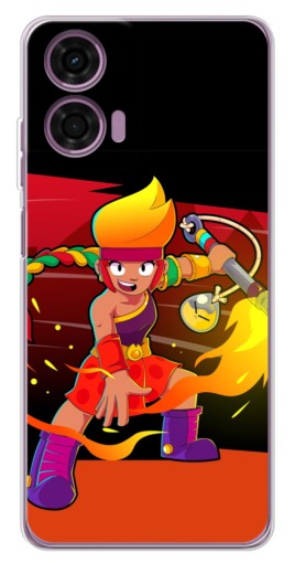 Чехол с принтом "Амбер в дуэли" для Motorola Moto E14