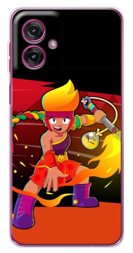 Чехол с печатью "Амбер в дуэли" для Motorola Moto G55