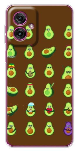 Чехол с принтом "Авокадики" для Motorola Moto G55