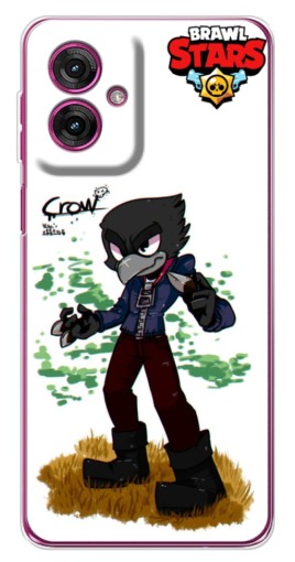 Чехол с принтом "Crow" для Motorola Moto G55