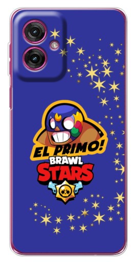 Чехол с печатью "El Primo в маске" для Motorola Moto G55