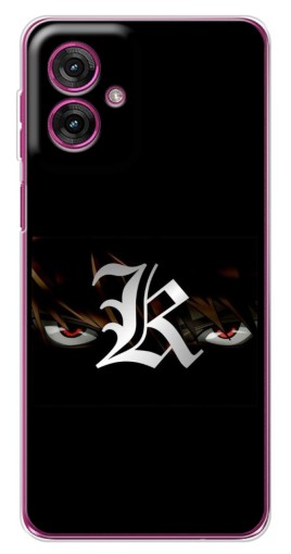 Силиконовый чехол с изображением "L.K." для Motorola Moto G55
