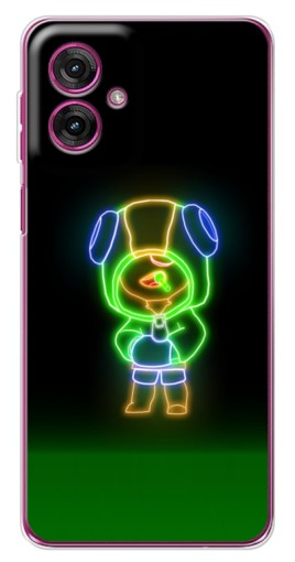 Чехол с картинкой "Яркий Леон" для Motorola Moto G55