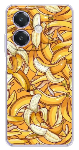 Силиконовый чехол с изображением "Фон бананов" для OPPO A3x