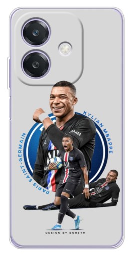 Силиконовый чехол с изображением "Kylian Mbappe" для OPPO A3x
