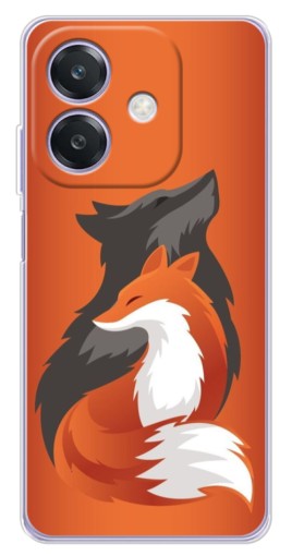 Чехол с принтом "Лиса ART" для OPPO A3x