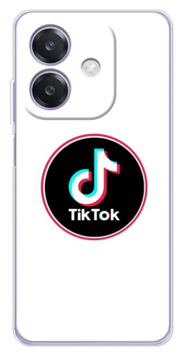 Чехол с печатью "Лого Тик Ток" для OPPO A3x