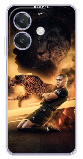 Чехол с картинкой "Мбаппе пантера" для OPPO A3x