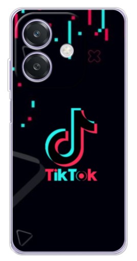 Чехол с принтом "Стиль TikTok" для OPPO A3x