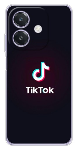 Чехол с картинкой "TikTok темный" для OPPO A3x