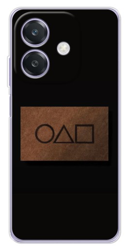 Чехол с печатью "Визитка игра в кальмара" для OPPO A3x