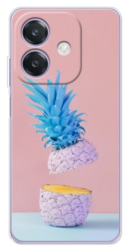 Силиконовый чехол с изображением "Яркий ананас" для OPPO A3x