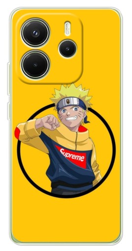 Силиконовый чехол с изображением "Наруто Supreme" для Xiaomi Redmi Note 14 4G