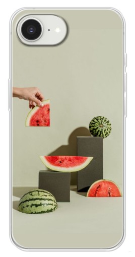 Силиконовый чехол с изображением "Арт Арбузы" для iPhone 16е