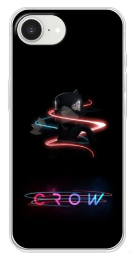 Силиконовый чехол с изображением "Brawl Crow" для iPhone 16е