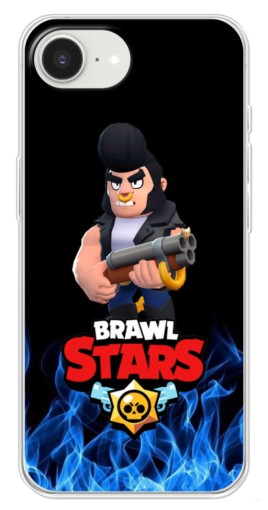 Чехол с картинкой "Булл в огне" для iPhone 16е
