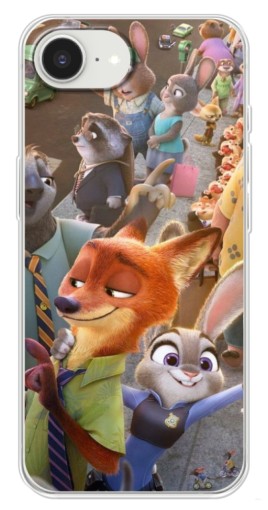 Чехол с картинкой "Герои Зверополис" для iPhone 16е