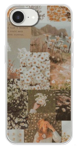 Чехол с картинкой "Коллаж ромашек " для iPhone 16е