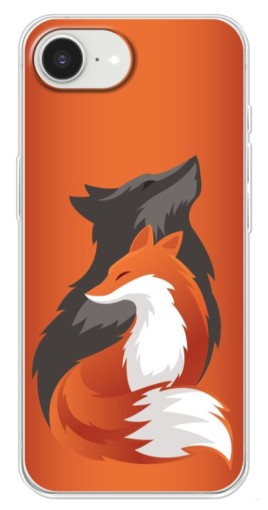 Чехол с принтом "Лиса ART" для iPhone 16е