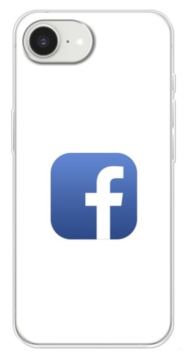 Силиконовый чехол с изображением "Лого Фейсбук" для iPhone 16е