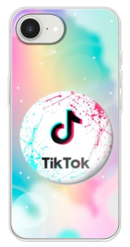 Силиконовый чехол с изображением "TikTok принт" для iPhone 16е