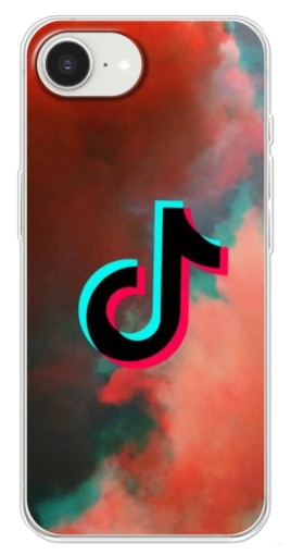 Чехол с принтом "ТикТок в тучах" для iPhone 16е