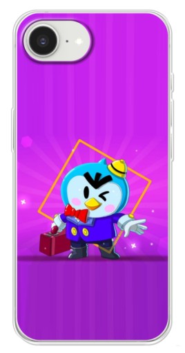 Чехол с принтом "Яркий пингвин" для iPhone 16е