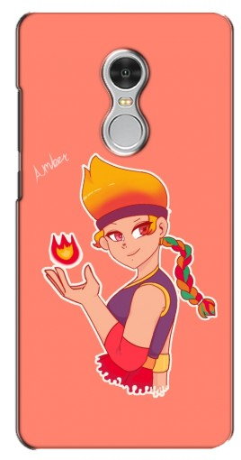 Чехол с картинкой «Amber с огоньком» для Xiaomi Redmi Note 4