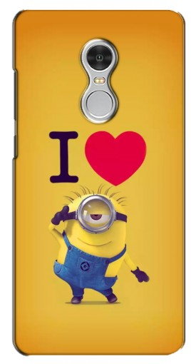 Чехол с принтом «I Love Minion» для Xiaomi Redmi Note 4