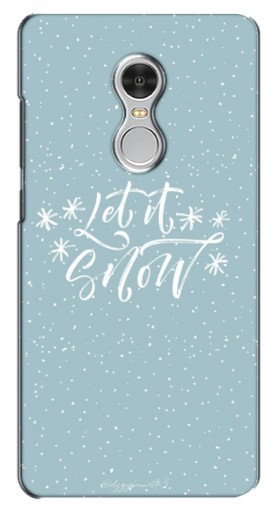 Чехол с печатью «Let it Snow»  для Xiaomi Redmi Note 4