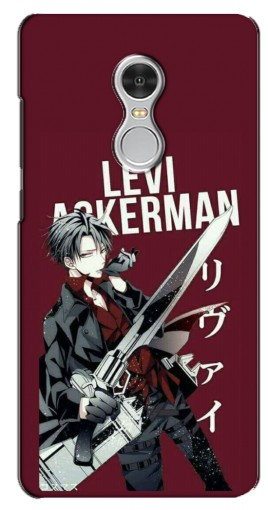 Чехол с печатью «levi Ackerman»  для Xiaomi Redmi Note 4